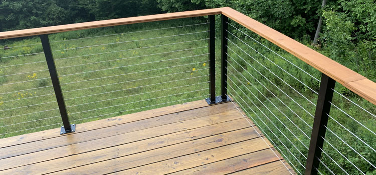 Installing Deck Cable Railing in Castaic, CA